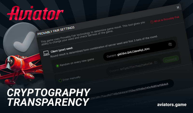 How the principle of fair play works in Aviator online