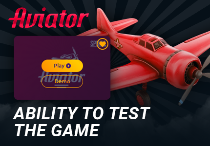 About the demo mode in the crash game Aviator